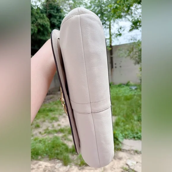 ❌SOLD FB❌100% Authentic Y2K Coach Ergo Belted Flap Shoulder Bag Off White 11263 - Picture 6 of 12